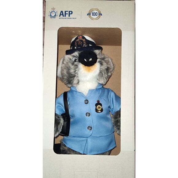 AFP AUSTRALIAN FEDERAL POLICE 100 YEAR ANNIVERSARY 2017 KOALA POLICE WOMAN 38cm - Picture 1 of 12